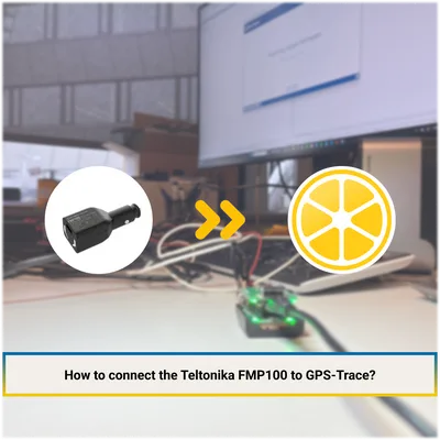 Wie verbindet man den Teltonika FMP100 GPS-Tracker mit GPS-Trace?