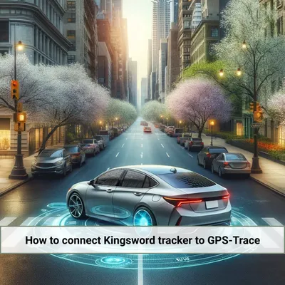 Paano ikonekta ang Kingsword tracker sa GPS-Trace