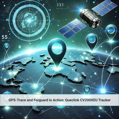 GPS-Trace und Forguard in Aktion: Queclink CV200XEU Tracker